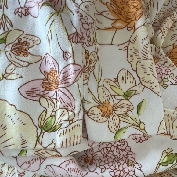 BROOKS BROTHERS FLORAL COTTON WOMENS SLACKS PANTS SIZE 12 - Picture 4 of 9